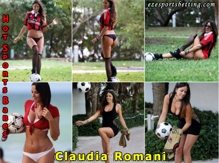 Hot sport fan sexy Claudia Romani Hot sport babe