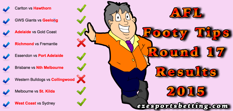 round 17 footy tips results