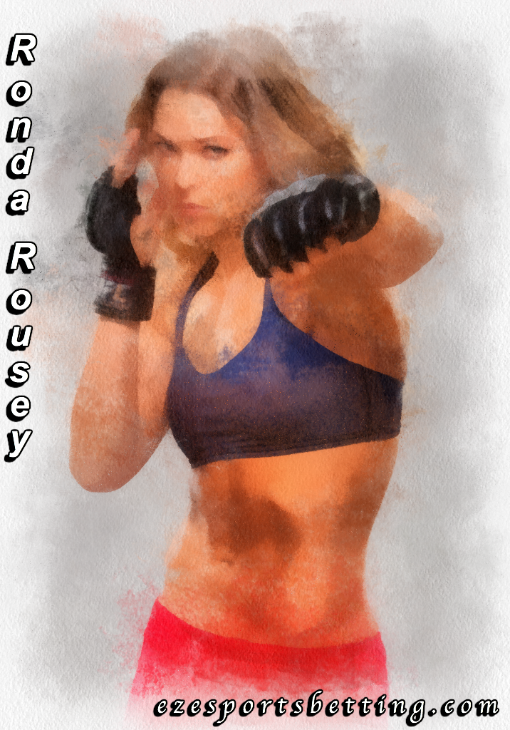 ronda rousey art too masculine painting
