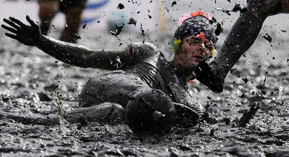weird sports of mud olympics