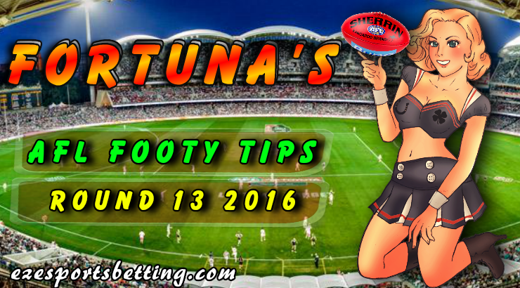 Fortuna AFL Footy Tips Round 13 2016