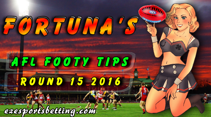 AFL Footy Tips Round 15 2016 Fortuna's picks