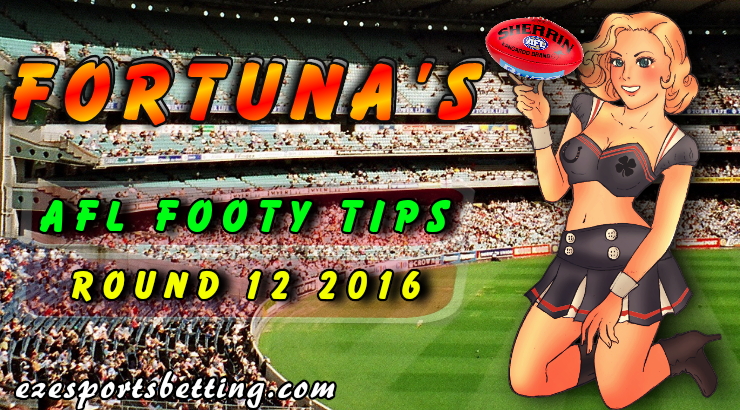 Round 12 AFL Footy Tips 2016 Fortuna's
