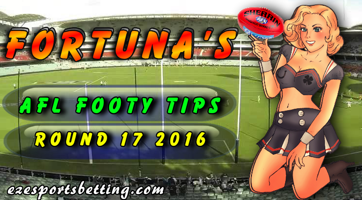 Fortuna's AFL Footy Tips Round 17 2016