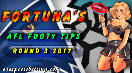 AFL Round 3 2017 Tips Fortuna