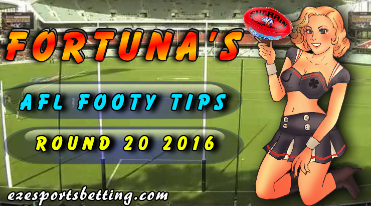 Fortuna's AFL Round 20 Tips 2016