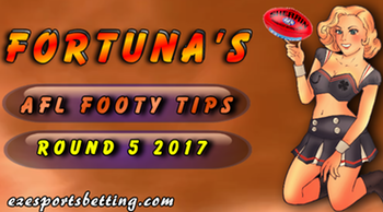 Fortuna AFL round 5 2017 tips